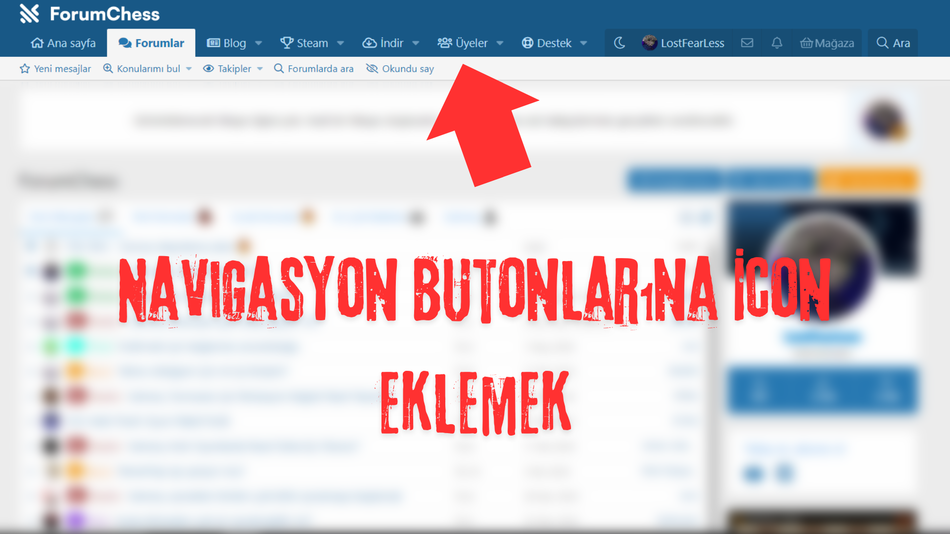 Xenforo Navigasyon Butonlarına İcon eklemek.png